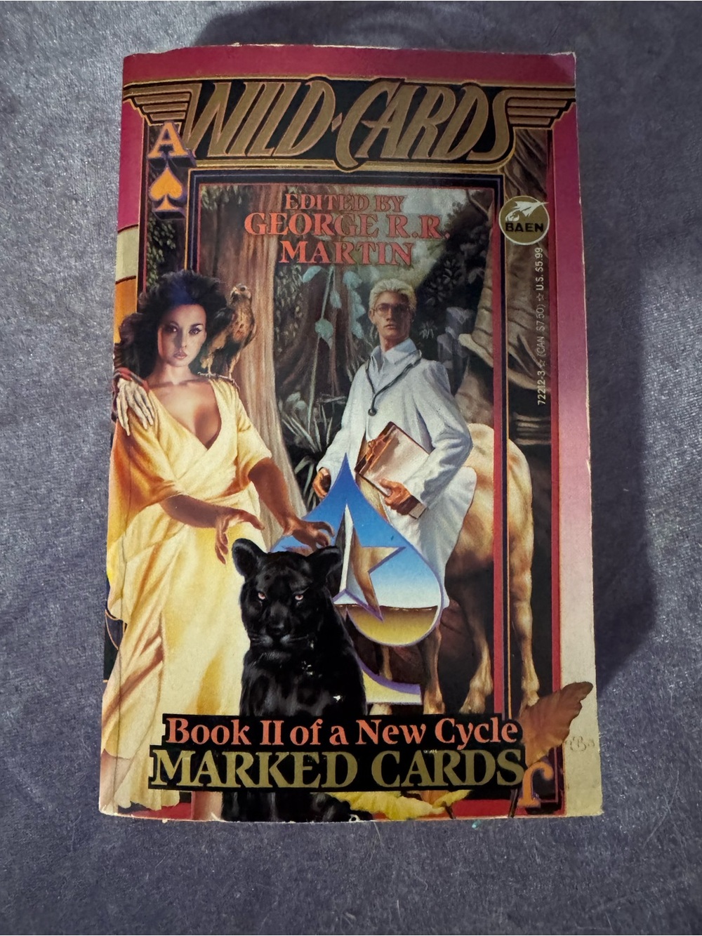 Wild Cards: Marked Cards by George R.R. Martin (1994 Baen PB) 1st Printing